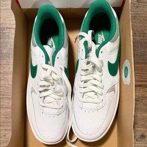 Nike Classic Gamma Force White and Green Shoes